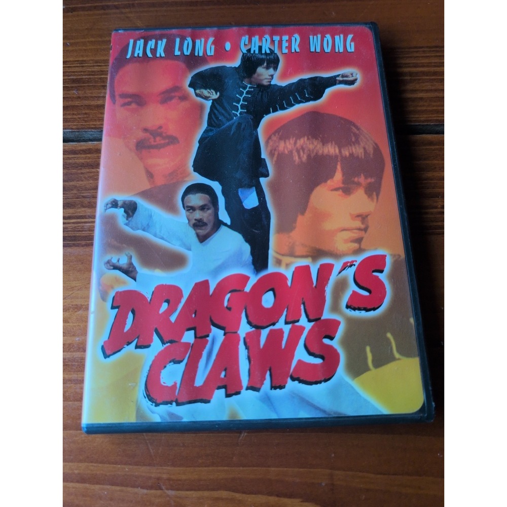 Dragons Claws DVD 2000 Jack Long Carter Wong Wu-Tang Collection RARE OOP